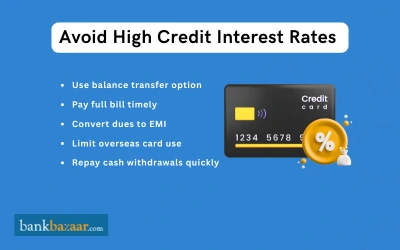 Tips to reduce high credit card interest