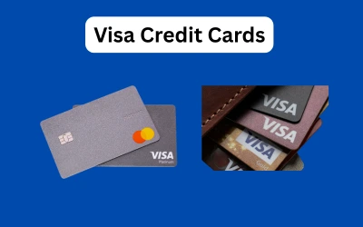 Visa Credit Card sample with logo