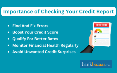 why to check credit score