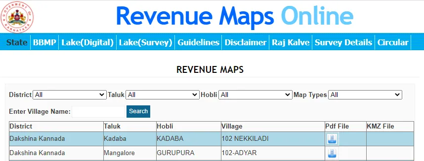 Bhoomi Online Revenue