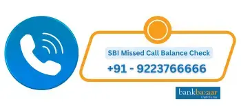 SBI Missed Call Balance Check